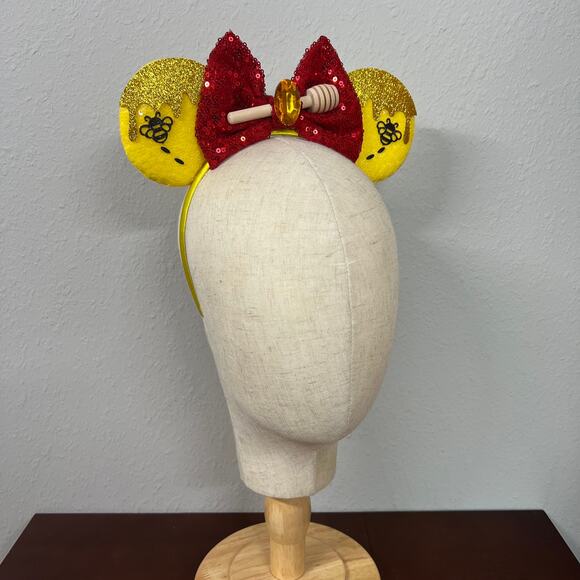 Winnie the Pooh Minnie Ears | Disney-Inspired Mickey Mouse Ears Headband - Picture 5 of 5